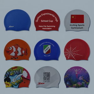 Cuffia da Nuoto in Silicone Impermeabile per Adulti, Unisex, per Ragazzi e Ragazze, Design Extra-Large Non Stringente, Colore Solido, Stampa Serigrafica, Produzione di Fabbrica - Product Image 3