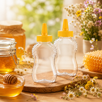 Bouchon de bouteille à pression antidérapant côtelé hermétique pour miel, huile, sauces, restauration, vente en gros