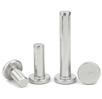 Rivets aveugles ISO Pop classe 4.8 et 6.8 rivets en acier au carbone solide brillant avec tête ronde pour fer acier et aluminium