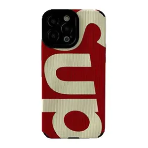 2023 new Red base SUP Phone Case For iPhone 14 Pro Max 13 12 7 8 15 Plus trending Feather Soft TPU For iPhone 14