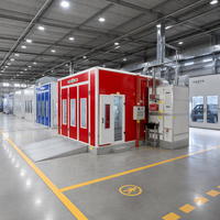 Cabine de peinture automobile anti-poussière, plusieurs modèles pour la peinture de véhicules, fourniture directe d'usine aux entreprises de cabines de peinture