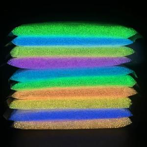 ลูกปัดข้าวฟ่างสีเรืองแสงลูกปัดรูตรงลูกปัดทำด้วยมือแบบทำมือ DIY เครื่องประดับเครื่องประดับหลายสี - Product Image 2