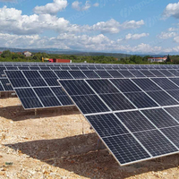 Support de montage solaire au sol en aluminium de bonne qualité, système de montage solaire