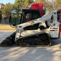 Chargeuse compacte à direction par déplacement (Skid Steer Loader) robuste, conception à levage vertical, force de rupture élevée, Bobcat S650, machine compacte d'occasion