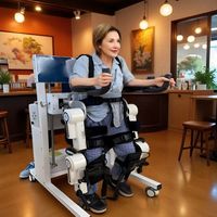 Exosquelette Spécial pour l'Entraînement à la Marche, Conçu Spécifiquement pour les Patients Hémiplégiques suite à un AVC