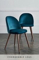 Haute qualité dossier haut moderne confortable boucle tissu velours coloré chaise nordique chaises de salle à manger prix