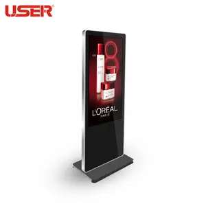 42 인치 바닥 서 LED 광고 미디어 플레이어/디지털 간판 광고 키오스크