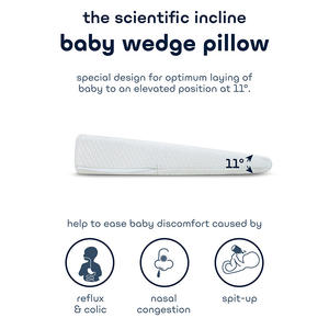 <span class=keywords><strong>Almohada</strong></span> Ergonómica <span class=keywords><strong>para</strong></span> Bebé Comfy Baby, <span class=keywords><strong>de</strong></span> Bambú/Lino con Espuma Viscoelástica, Diseño Multifuncional Impermeable <span class=keywords><strong>para</strong></span> la Calma <span class=keywords><strong>de</strong></span> los Recién Nacidos - Product Image 1