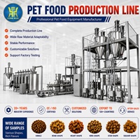 Ligne de production complète et automatique d'aliments secs pour chats et chiens avec extrudeuse et équipement de fabrication d'aliments pour animaux de compagnie