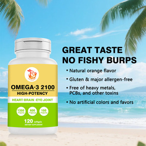 Gélules d'Oméga 3 en gros à prix avantageux avec 600 mg de DHA – Complément pour soutenir la santé cognitive et la santé du cerveau – Soutien à l'Oméga 3 - Product Image 6