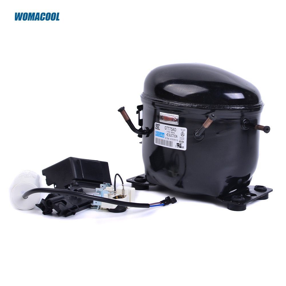 Zanussi GTT75AD 1/4hp R134A 冷却効率の高い冷蔵用コンプレッサー