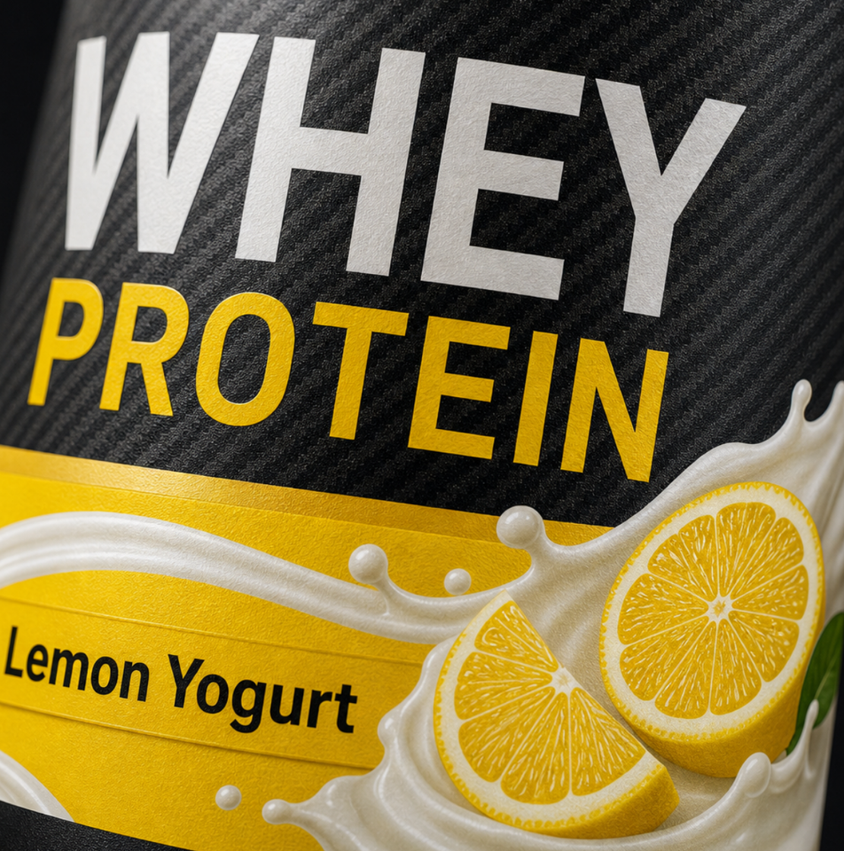 Instant Whey Protein Powder Lemon Yogurt Flavor With Creatine 5 lb 2.27 ...