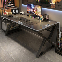 Escritorio de ordenador para juegos en casa Diseño moderno en forma de Y Doble