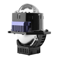 VAHID Lentille de projecteur Bi-LED pour phare de voiture, double faisceau, 12V, nouvelle, ajustement universel, lumière blanche 6000K