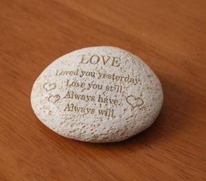 Inciso a mano di Pietra Roccia OEM <span class=keywords><strong>Pet</strong></span> Memorial Roccia - Product Image 4