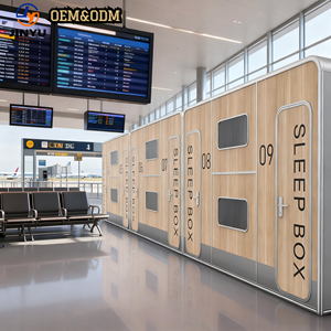 Meilleures ventes : Capsules de couchage à double étage avec cabine indépendante et serrure de porte, pour aéroports - Product Image 2