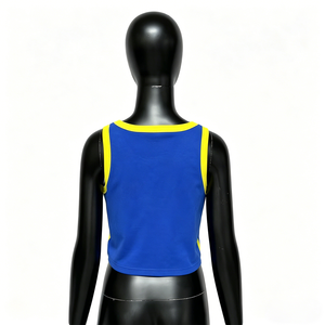 Chaleco Corto Personalizado con Logotipo para Mujer, Camiseta sin Mangas de Algodón Ajustada para Mujer - Product Image 2