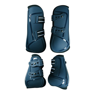 Protège-tendons pour chevaux, protections de sabots, un ensemble de deux pièces pour les pattes avant et deux pièces pour les pattes arrière - Product Image 2