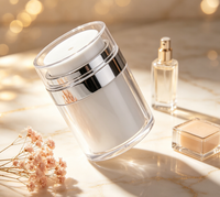 Pots à pompe sans air de 15g, 30g, 50g, 100g |   Flacons de recharge cosmétiques pour soins de la peau, fond de teint, sérum, lotion et crème
