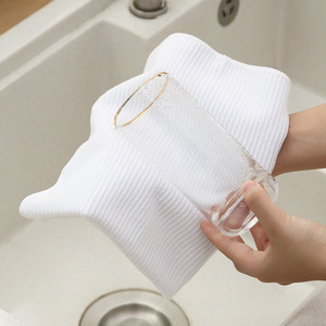 Paño de Limpieza de Gafas de Secado Rápido, Paño de Microfibra Suave, Paño de Cocina de Microfibra Blanco, Paño Suave Absorbente de Agua - Product Image 4