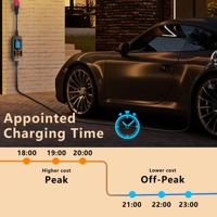 Chargeur de véhicule électrique solaire Feyree 380V, chargeur AC EV CEE 3 phases 16A, station de charge domestique 11 kWh avec adaptateur