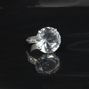 Neueste dekorative Diamant Kristall Servietten ring für die Hochzeit - Product Image 3