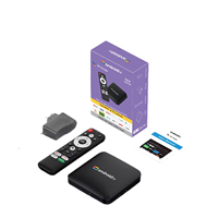 Boîtier TV intelligent H96Max S905L3 Android 14, WiFi double bande 2,4G/5GHz, lecteur multimédia 4K HD Quad Core avec antennes intégrées