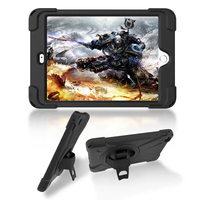 Casing Tablet Silikon Tahan Guncangan, Sarung Tablet Plastik Rotasi 360 untuk Ipad Mini 4/5