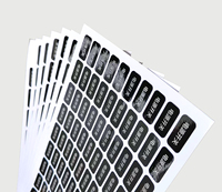 Cartes de visite écologiques personnalisées en lot avec autocollants détachables, en carton, taille et épaisseur personnalisées