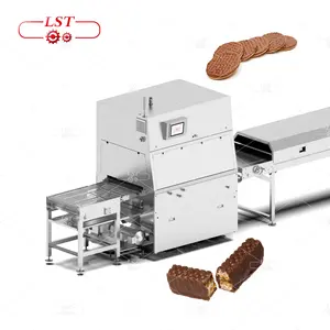 LST biscuit chocolate machine chocolate cake enrobing line