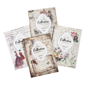 Lot de 20 pièces d'autocollants de livres assortis, séries rétro, compte à main, matériel de décoration, Collage, 4 modèles - Product Image 5