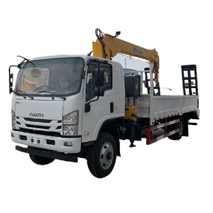 รถบรรทุกติดเครน ISUZU KV100 แบบตรง 4x2 พร้อมบันไดหลังสำหรับขาย - Product Image 1