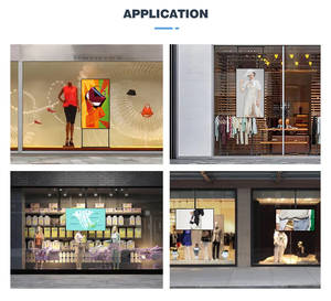 2000 <span class=keywords><strong>3000</strong></span> nits treo đôi màn hình quảng cáo double side kỹ thuật số biển Trần màn hình quảng cáo cho cửa sổ kính - Product Image 6