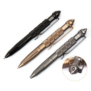 Nuevo Bolígrafo Metálico de Tinta Negra, Bolígrafo Táctico Antideslizante de Aleación de Aluminio, Bolígrafo Multifuncional - Product Image 6