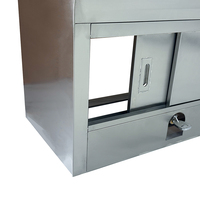 Évier médical en acier inoxydable 304, lavabo personnalisé pour hôpital, station de lavage hygiénique pour salle blanche et bloc opératoire