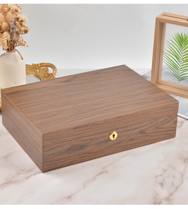 โลโก้ที่กําหนดเองกล่องเครื่องประดับบรรจุภัณฑ์ไม้ส่วนบุคคลสําหรับแหวนสร้อยคอสร้อยข้อมือ - Product Image 2