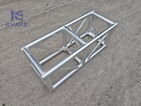 Structure triangulaire en aluminium, treillis carré en alliage 6061-T6 pour éclairage de scène et toiture