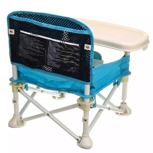 Viaggi Rialzo con Vassoio per il Bambino Portatile Pieghevole di Alta Sedia per Mangiare, <span class=keywords><strong>Campeggio</strong></span>, Spiaggia, Prato - Product Image 6