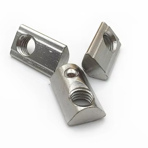 Phần cứng Fastener M4 M5 M6 M8 trượ<span class=keywords><strong>t</strong></span> trong <span class=keywords><strong>t</strong></span>-<span class=keywords><strong>nut</strong></span> với mùa xuân bóng cho nhôm đùn Doanh nối <span class=keywords><strong>NUT</strong></span> - Product Image 1