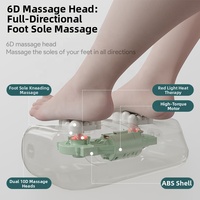 Nouveau mini-masseur électrique pour les pieds, transfrontalier, avec fonction de pétrissage électrique et de thérapie thermique