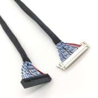 Câble d'assemblage LVDS JAE FI-X30HL 30 broches vers Molex Pico-Clasp 5011894010 PVC/PBT/Nylon, pas de 1,0 mm, 40 broches pour appareils électroménagers