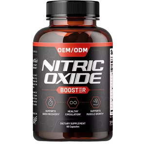 Cápsulas de Óxido Nítrico para Fisicoculturismo con L-arginina, L-citrulina y Ginseng para el Crecimiento Muscular, suplemento de óxido nítrico - Product Image 3