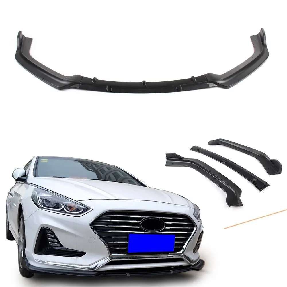 Difusor de parachoques trasero, material ABS para Hyundai Accent, nuevo modelo 2018 + labio delantero