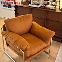 Fauteuil individuel de salon au design italien créatif Bauhaus, idéal pour la maison, l'hôtel, la salle à manger ou l'appartement