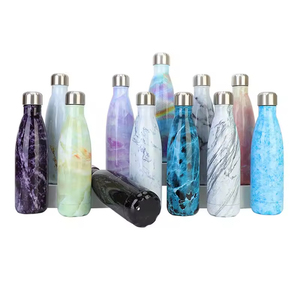 Custom 500ml Sports <b>Flask</b> with Logo Stainless Steel Double Wall Insulated Drink <b>Cup</b> Rubber Paint Thermal Water Bottle - Product Image 1