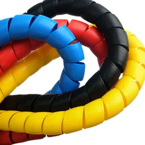 Plastic Hydraulic Hose Protector / Spiral Guard / Spiral Wrap For Hydraulic Hose