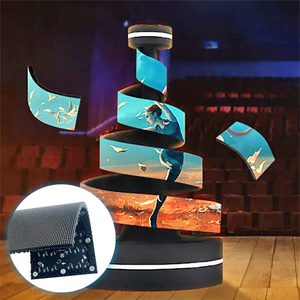 หน้า<span class=keywords><strong>จ</strong></span>อแสดงผล LED แบบครบวง<span class=keywords><strong>จ</strong></span>รที่สามารถปรับแต่งโฆษณาได้หน้า<span class=keywords><strong>จ</strong></span>อ LED ยืดหยุ่น P2โรงงาน - Product Image 2