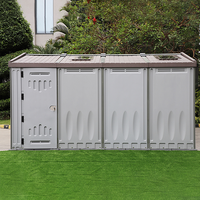 Abri de jardin préfabriqué extérieur personnalisable, étanche, écologique et durable, avec fenêtre, pour outils de jardin et utilisation comme abri de voiture