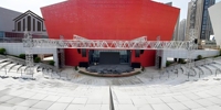 Support d'éclairage de DJ compact et léger en alliage d'aluminium portable et contreplaqué pour la scène et les fêtes de concert certifié TUV