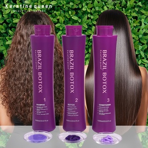 Ensemble de traitement capillaire bio-keratine naturelle sans formaldéhyde, kit de lissage des cheveux à la kératine protéinée avec huile d'argan - Product Image 3